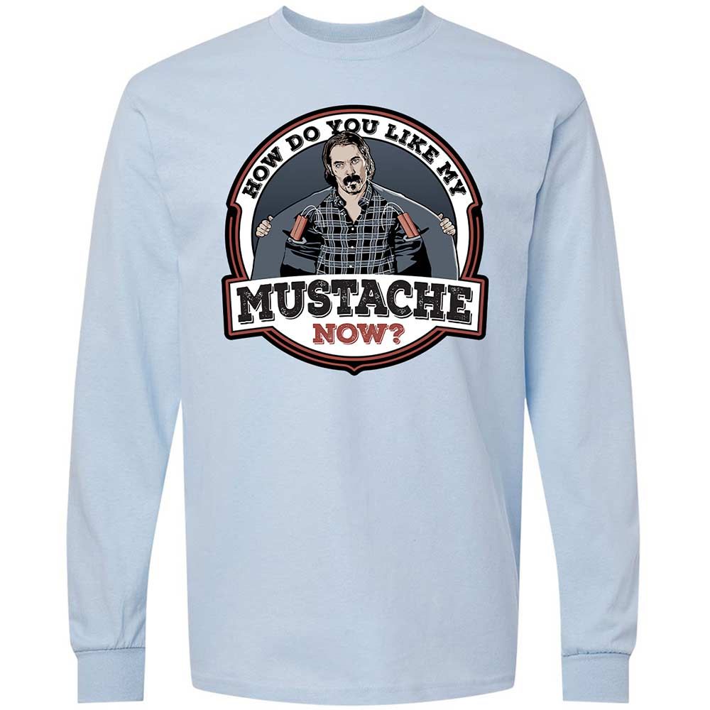 Long Sleeve T-Shirt - CS3XJPJY - Light Blue - 4