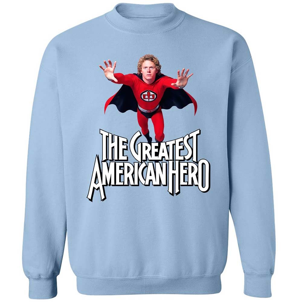 Classic Unisex Sweatshirt - VCZD8ZG6 - Light Blue - 4