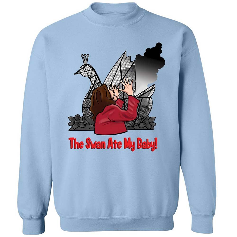 The Swan Ate My Baby - Light Blue - 4