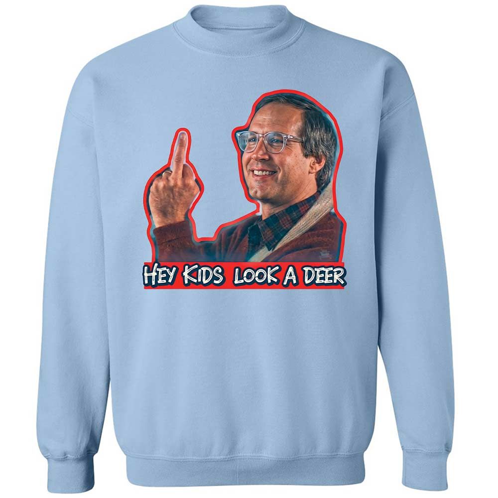 Hey Kids, Look a Deer - Light Blue - 4