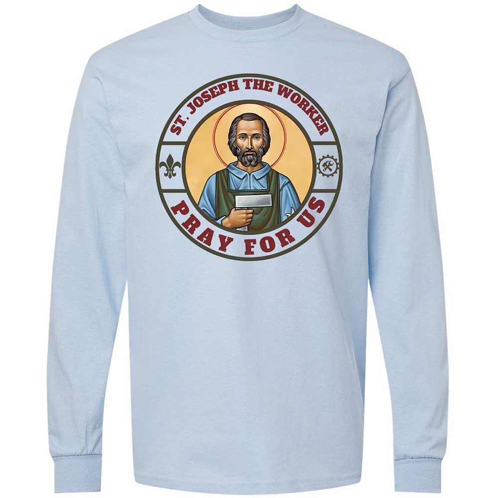 Pray for Us - Light Blue - 4