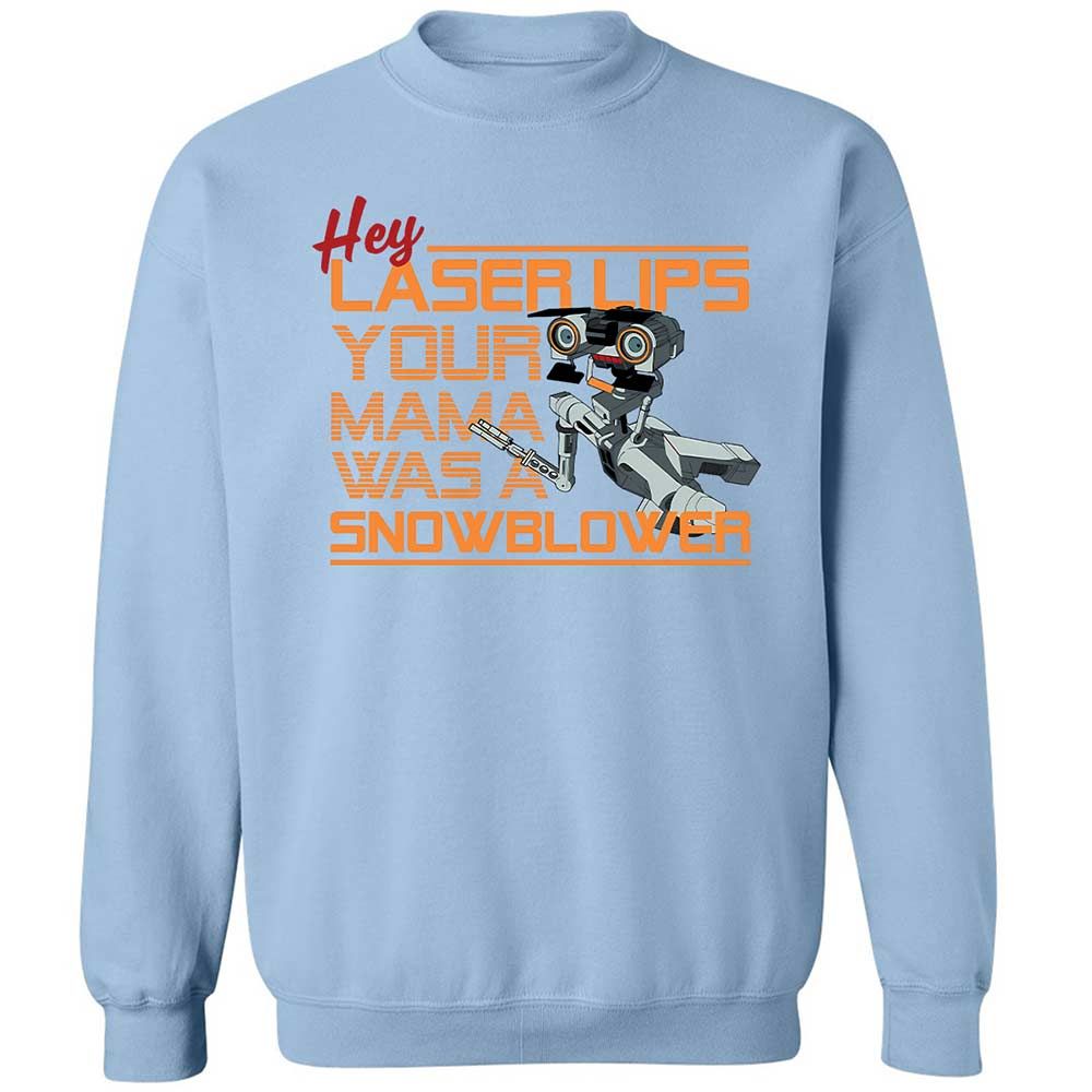 Your Mama was a Snowblower - Light Blue - 4
