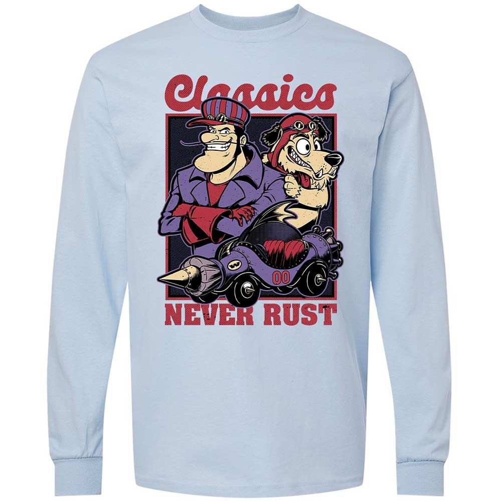 Long Sleeve T-Shirt - G85BX7B7 - Light Blue - 4