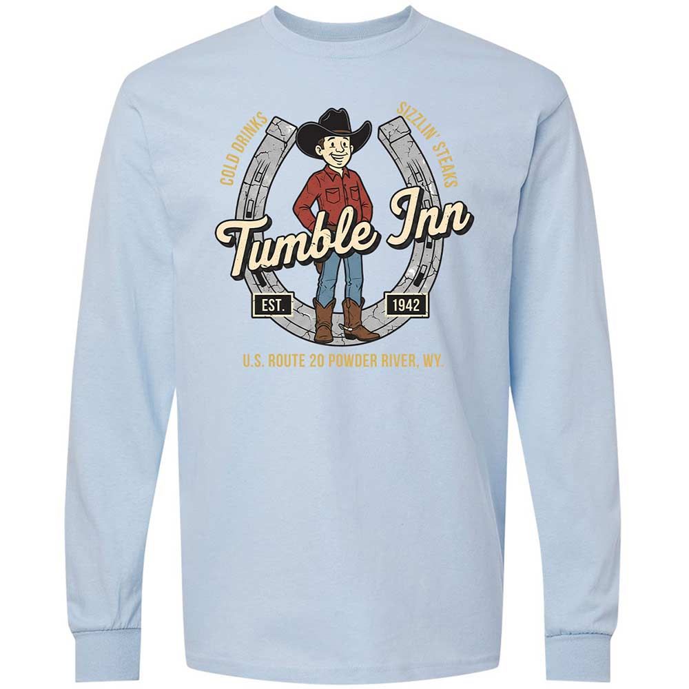 Long Sleeve T-Shirt - 4LYWMWHF - Light Blue - 4