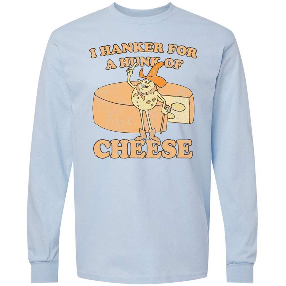Hanker For A Hunk Of Cheese - Light Blue - 4