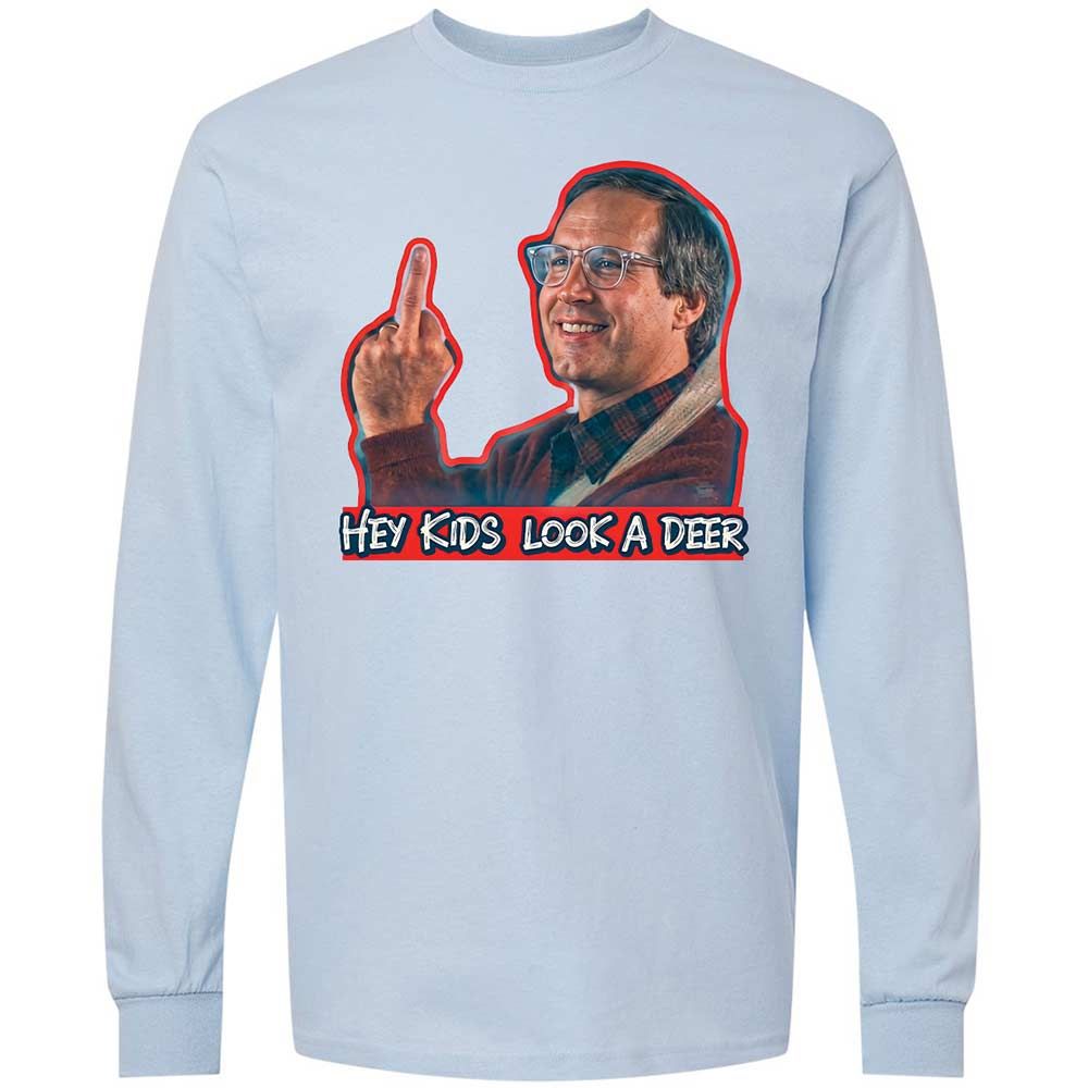 Hey Kids, Look a Deer - Light Blue - 4