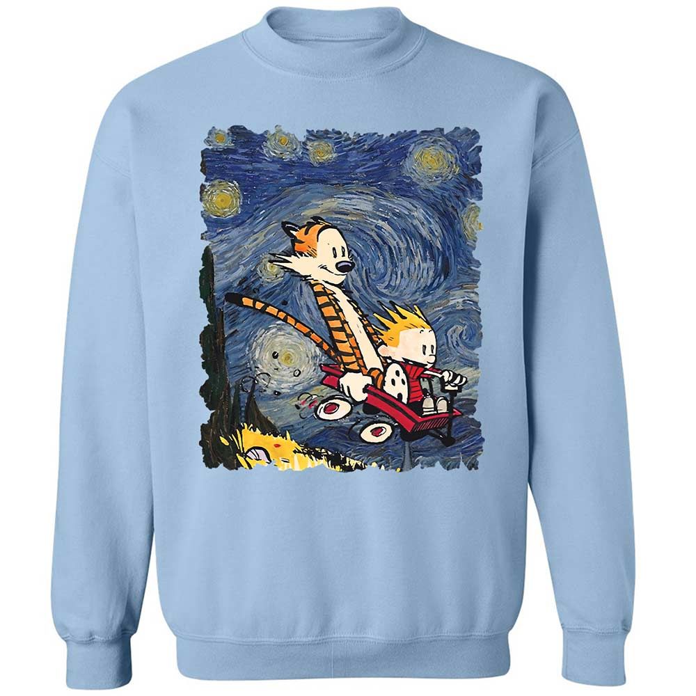 Classic Unisex Sweatshirt - Y93X5CBR - Light Blue - 4