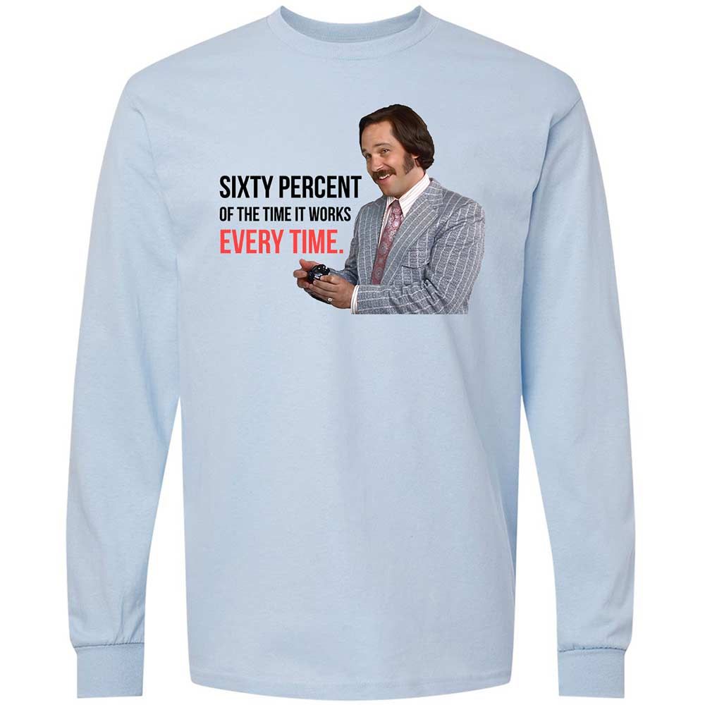 Long Sleeve T-Shirt - VZTFAA6U - Light Blue - 4