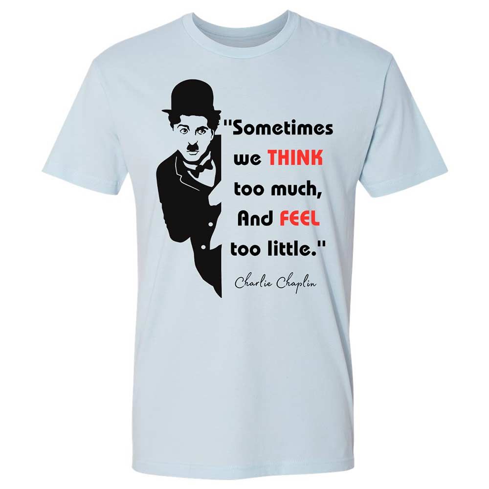 Sometimes we think too much - Light Blue - 4