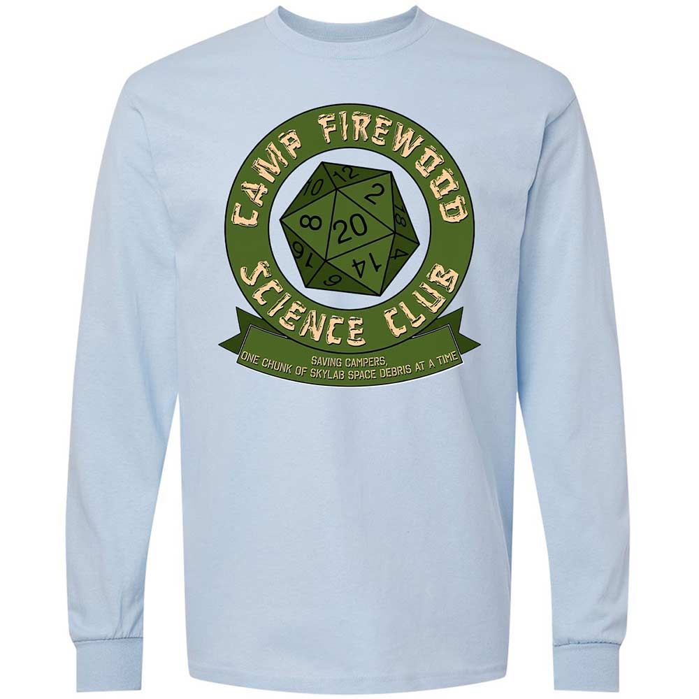 Camp Firewood Science Club - Light Blue - 4