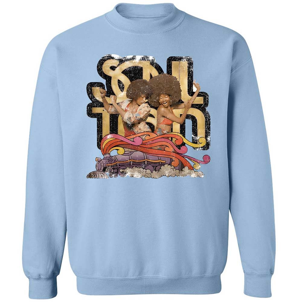 Retro Soul Train Dance Vibes - Light Blue - 4