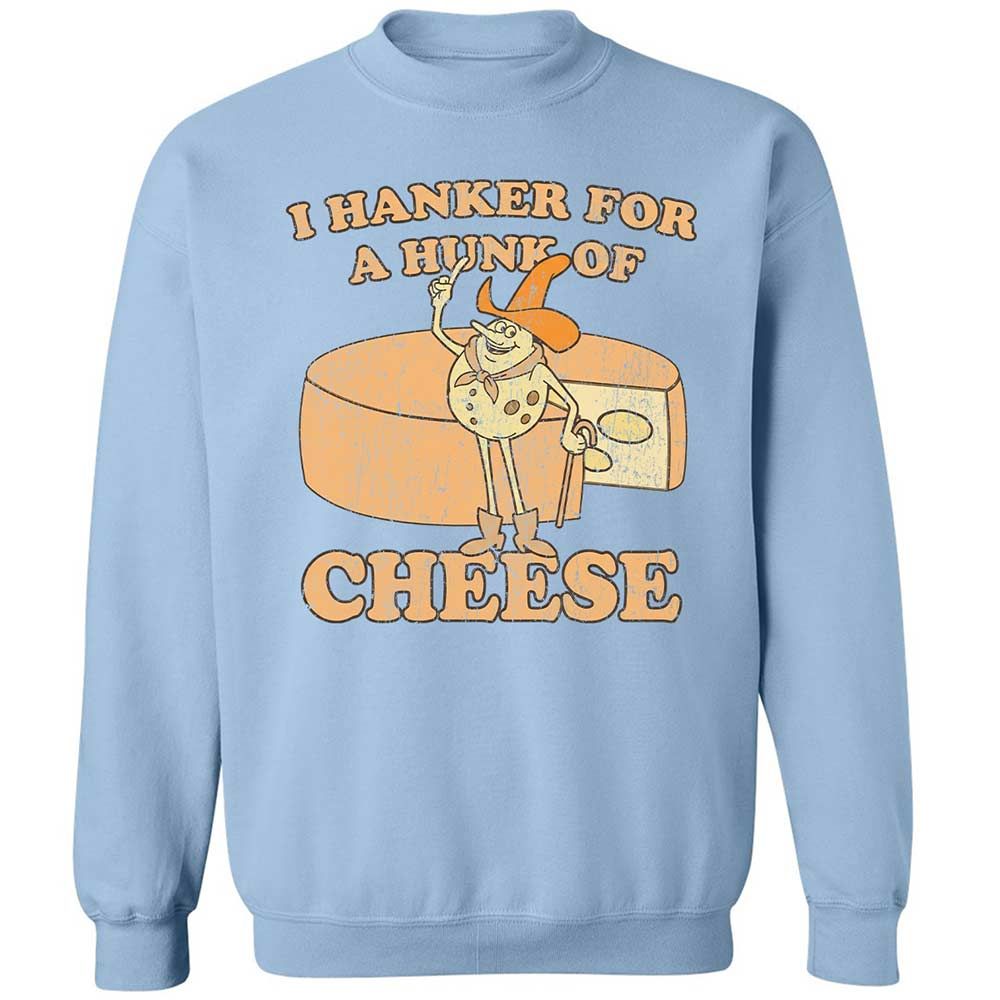 Hanker For A Hunk Of Cheese - Light Blue - 4
