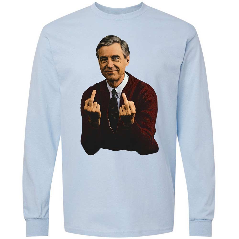 Long Sleeve T-Shirt - BD58P9Y7 - Light Blue - 4