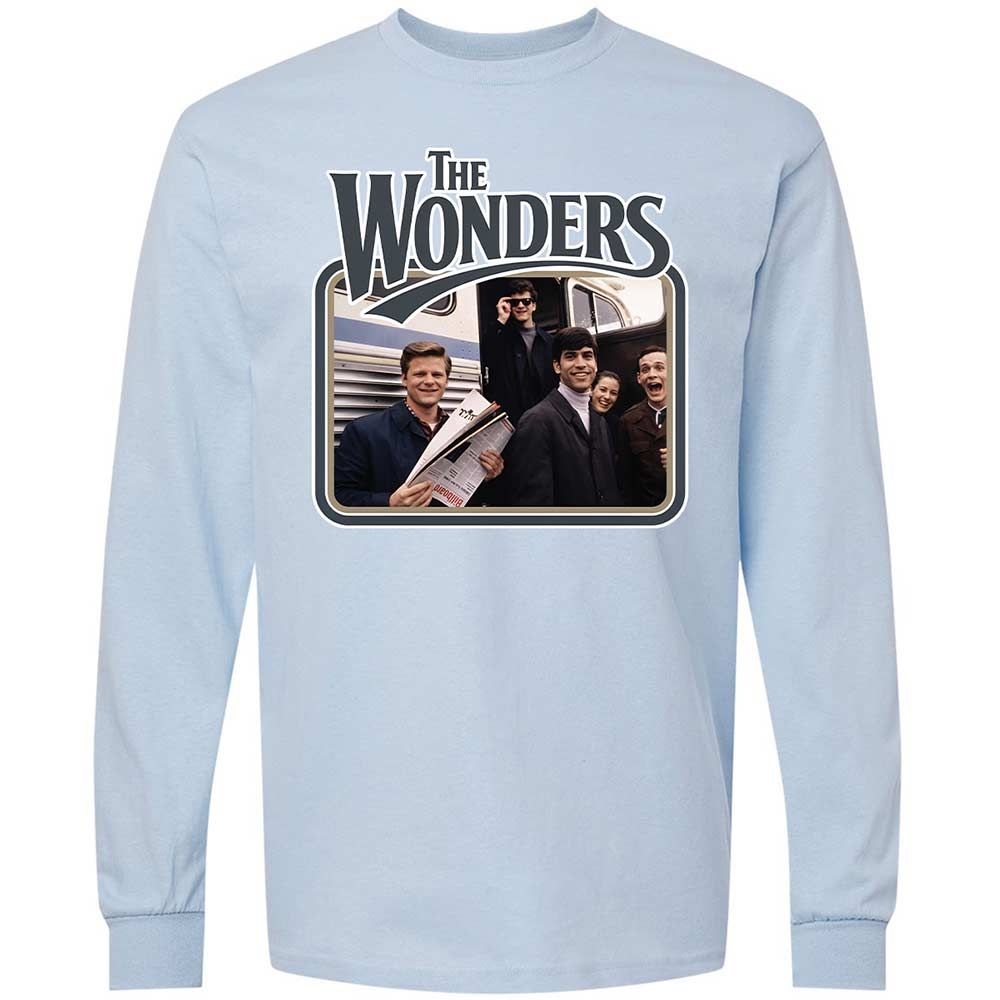 Long Sleeve T-Shirt - SJKQTGYL - Light Blue - 4