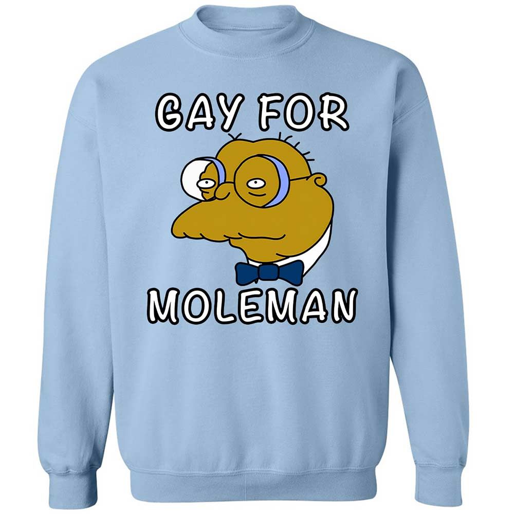 Gay for Moleman - Light Blue - 4