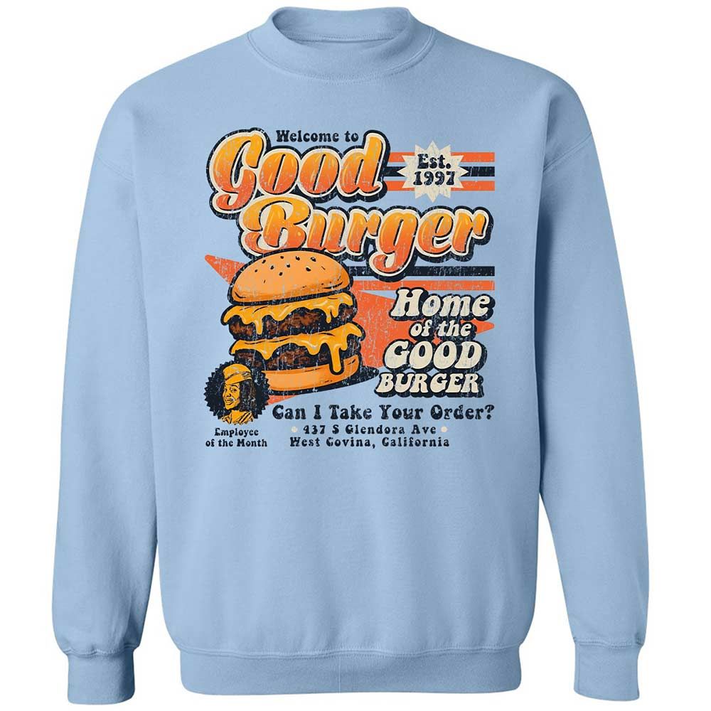 Classic Unisex Sweatshirt - XBLK6XX4 - Light Blue - 4