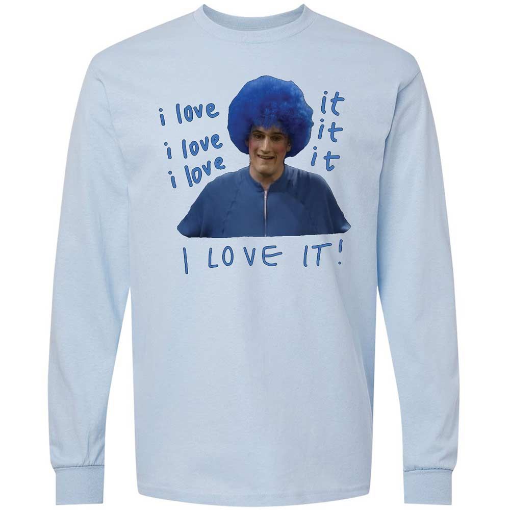 Long Sleeve T-Shirt - CGQZPUUJ - Light Blue - 4