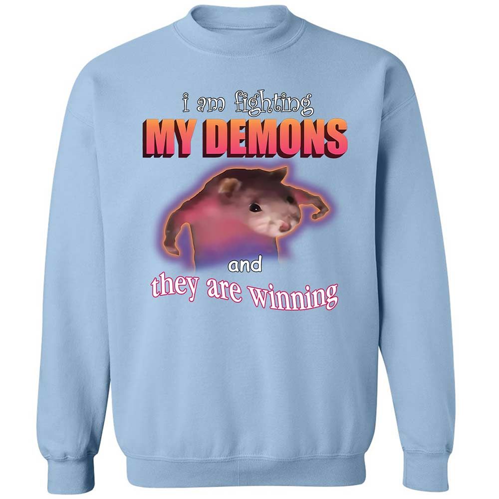 I'm fighting my demons - Light Blue - 4