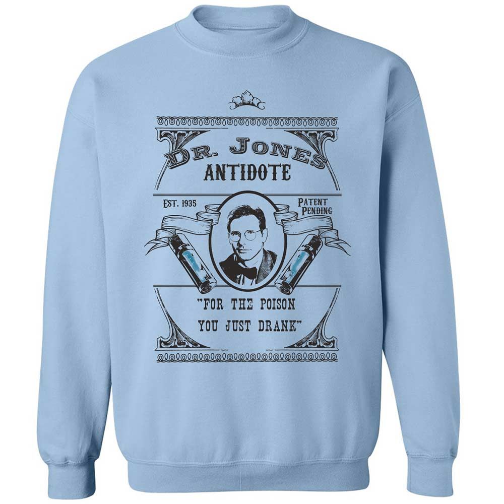Classic Unisex Sweatshirt - U9B6NXMP - Light Blue - 4