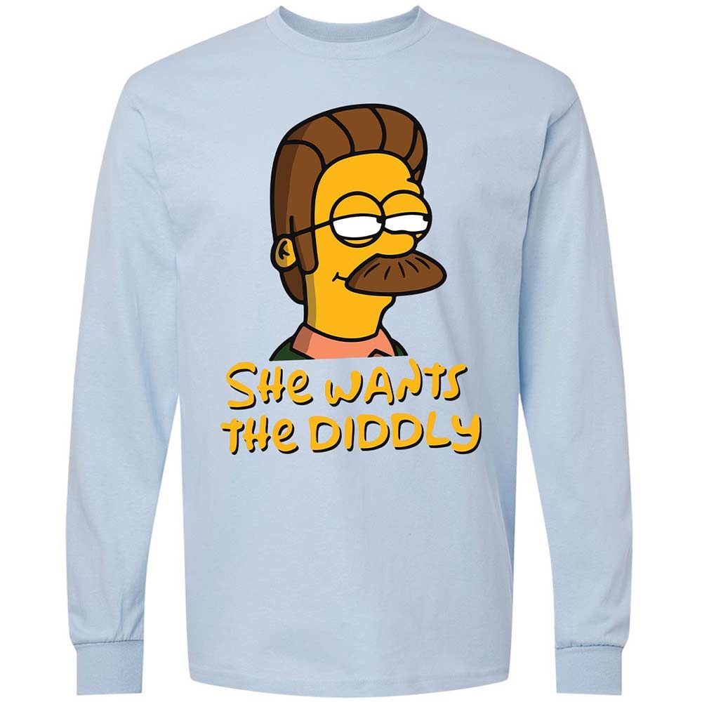 She Wants The Diddly - Light Blue - 4