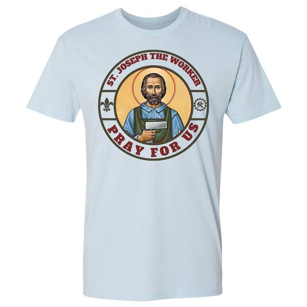 Pray for Us - Light Blue - 4