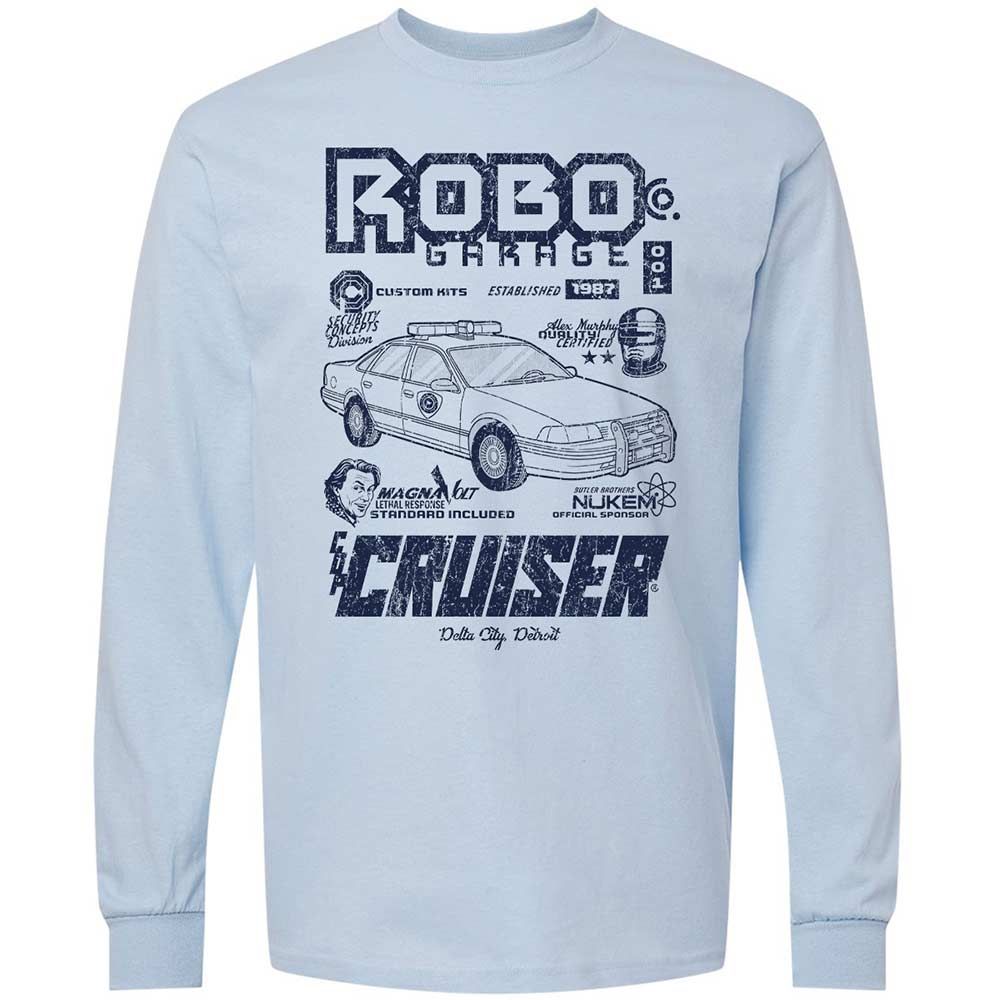 Long Sleeve T-Shirt - VY4LT7FK - Light Blue - 4