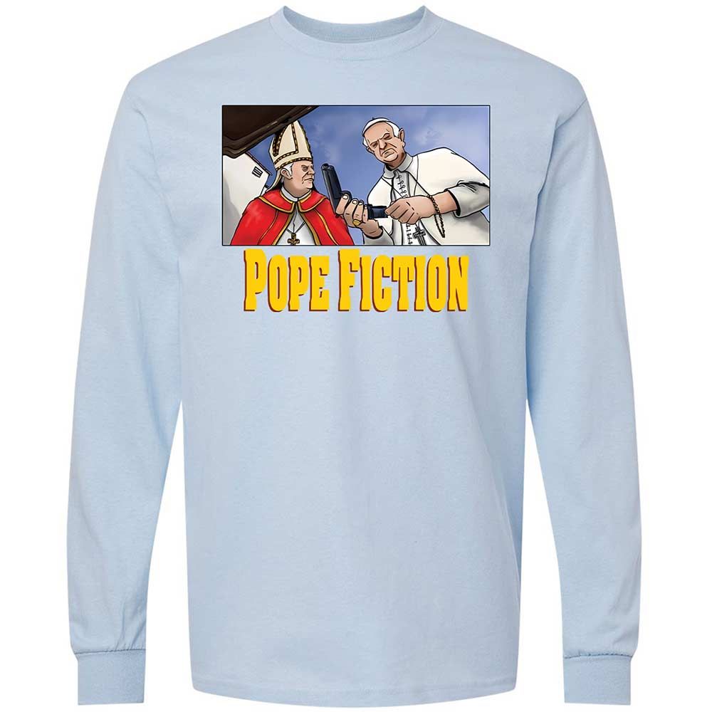 Pope Fiction - Light Blue - 4