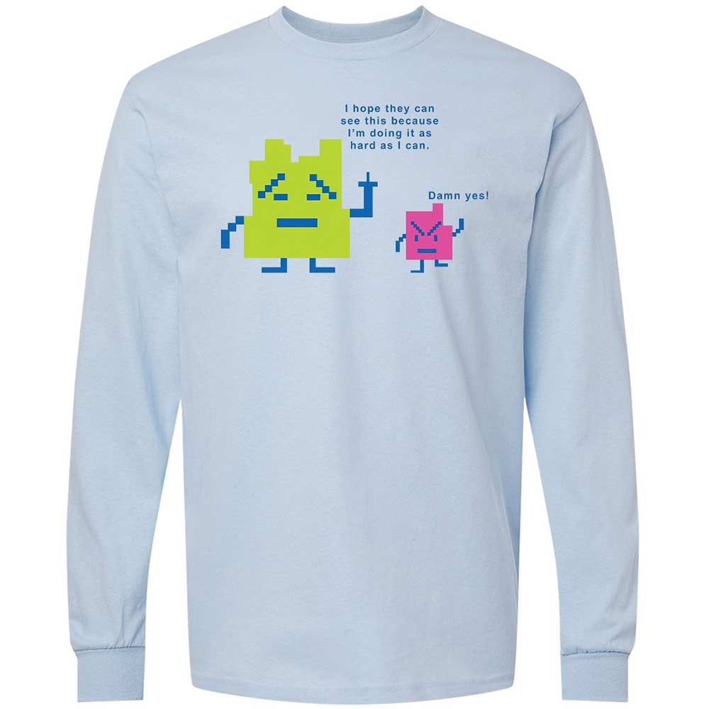 Long Sleeve T-Shirt - SMPANMPZ - Light Blue - 4