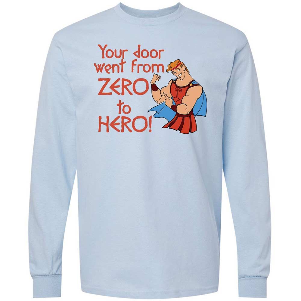 Long Sleeve T-Shirt - PVPD539Z - Light Blue - 4