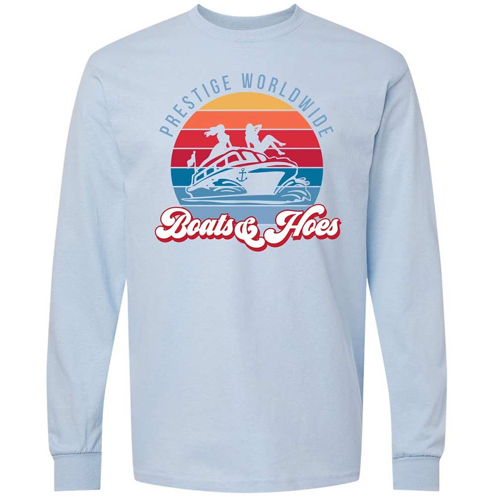 Long Sleeve T-Shirt - WB9CF64B - Light Blue - 4