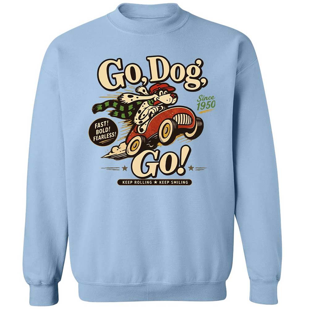 Classic Unisex Sweatshirt - RZAHV2TG - Light Blue - 4