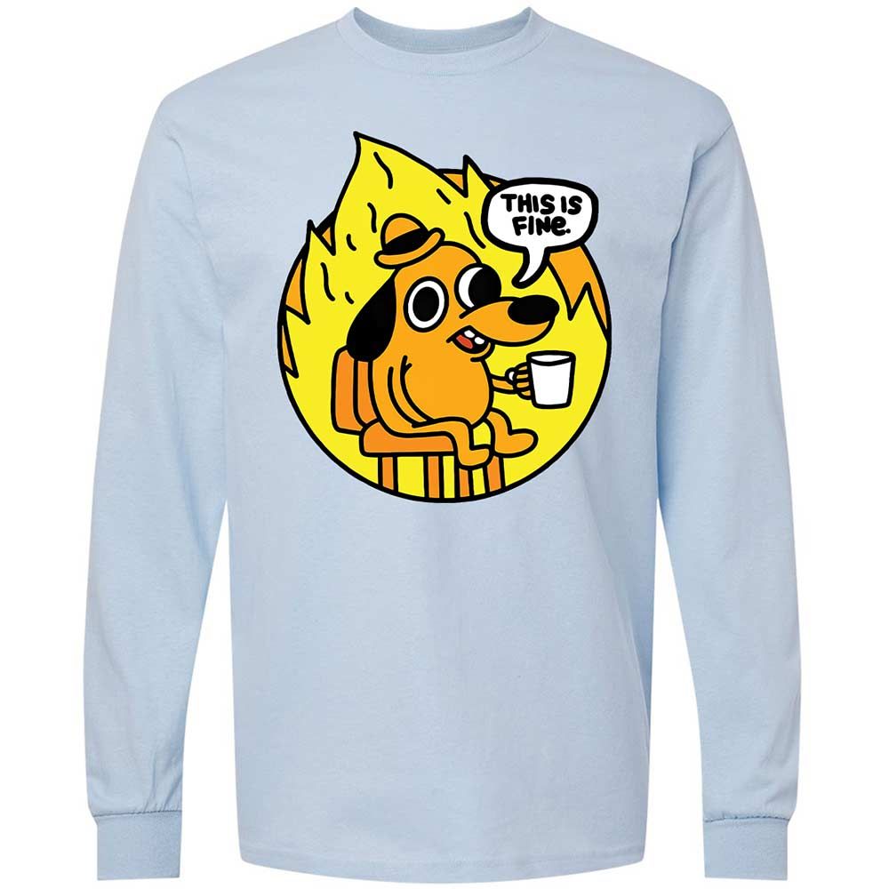 This is Fine - Light Blue - 4