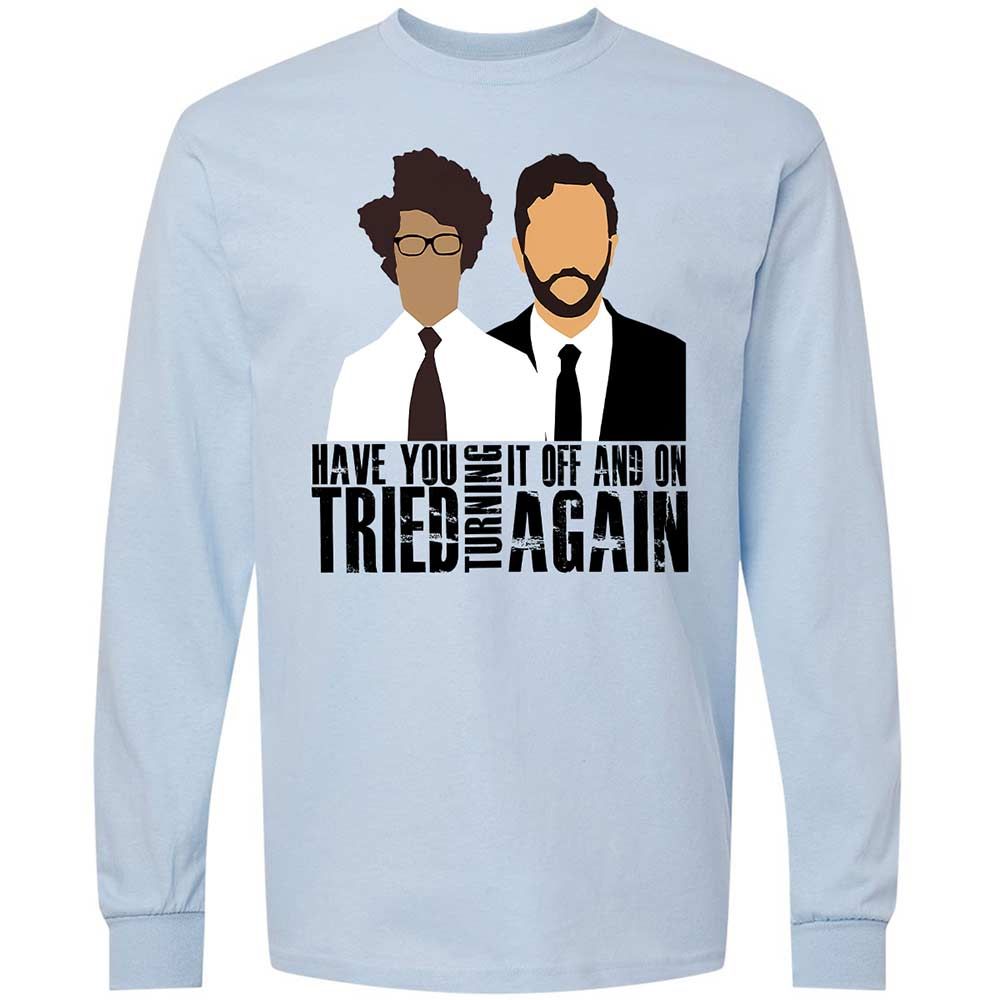 Long Sleeve T-Shirt - UXBJDPUN - Light Blue - 4