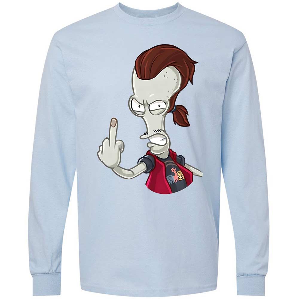 Long Sleeve T-Shirt - WMJ21X1M - Light Blue - 4