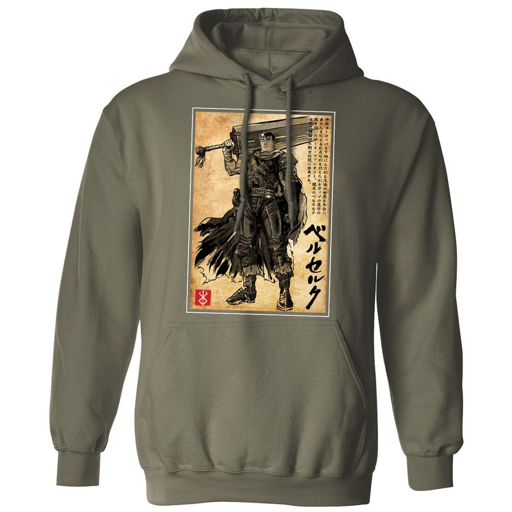 Classic Unisex Hoodie - 1W6Z3N9M - Military Green - 4