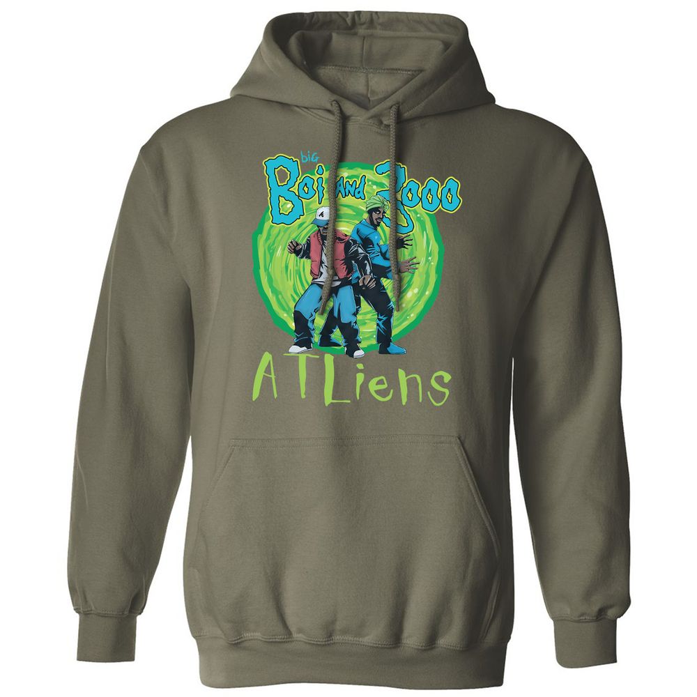 Classic Unisex Hoodie - ZR768XPA - Military Green - 4