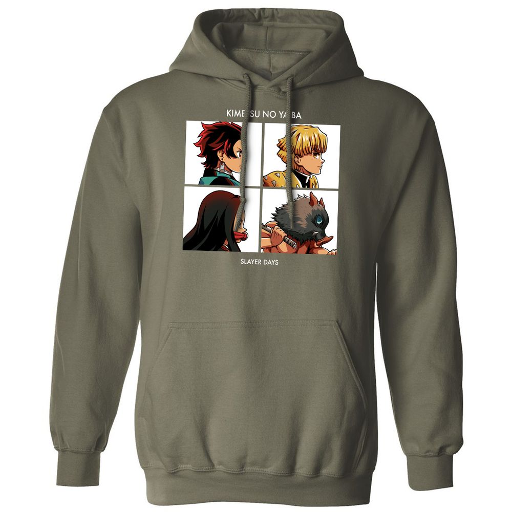 Classic Unisex Hoodie - ZS4VU1G6 - Military Green - 4