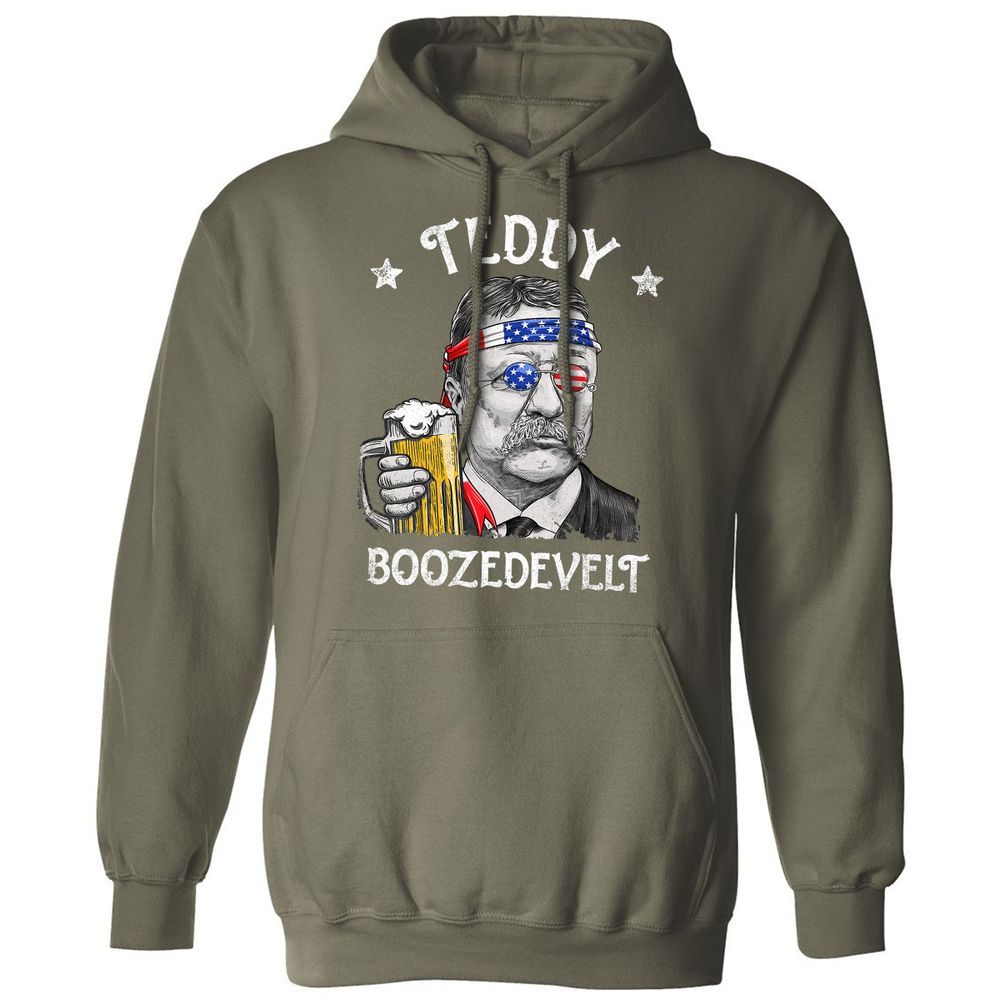 Classic Unisex Hoodie - PE77CMAU - Military Green - 4
