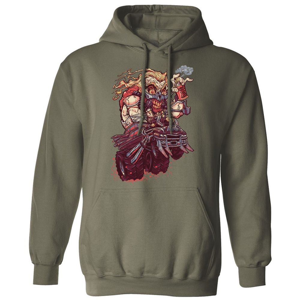 Classic Unisex Hoodie - FSU7XQ1Y - Military Green - 4