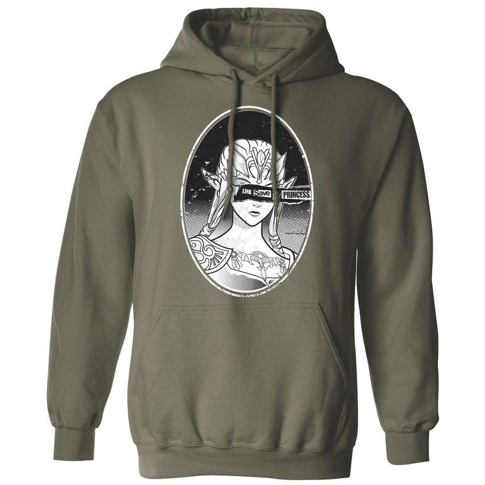 Classic Unisex Hoodie - CLVH5JKL - Military Green - 4