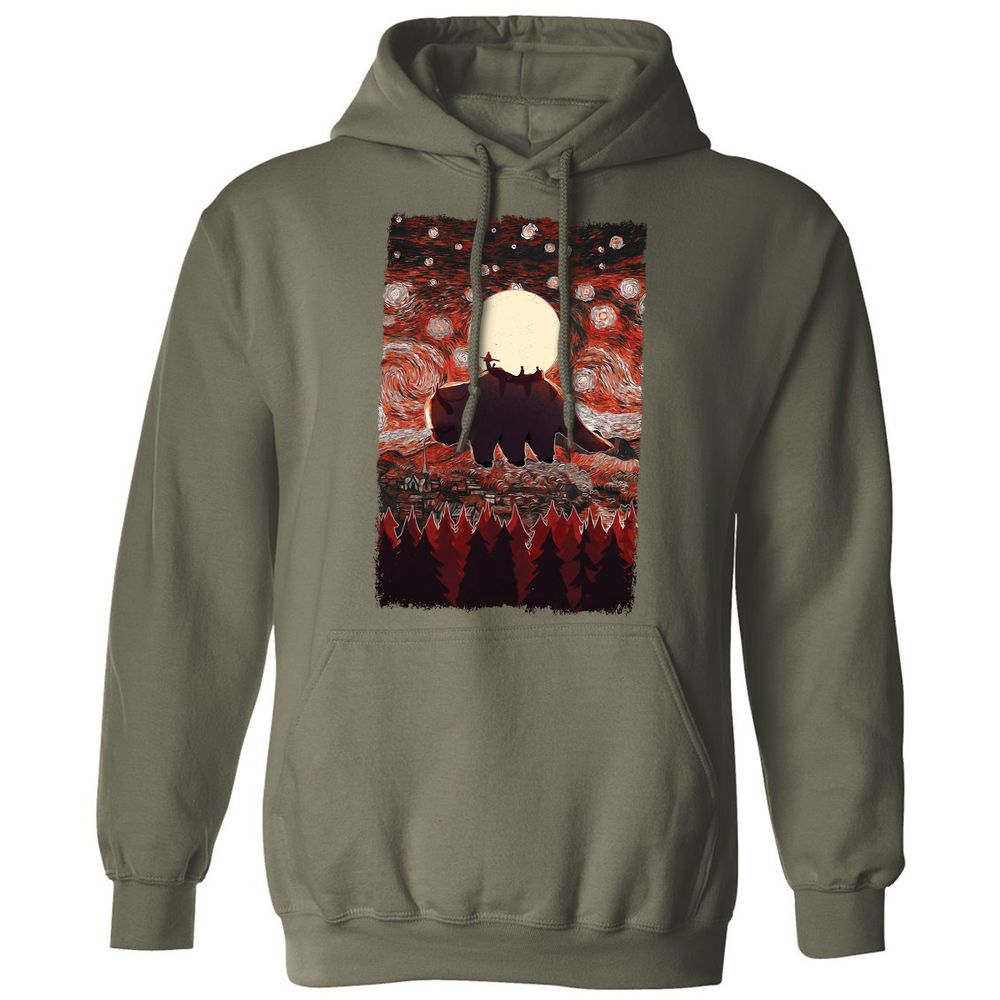 Classic Unisex Hoodie - HDSSN4US - Military Green - 4