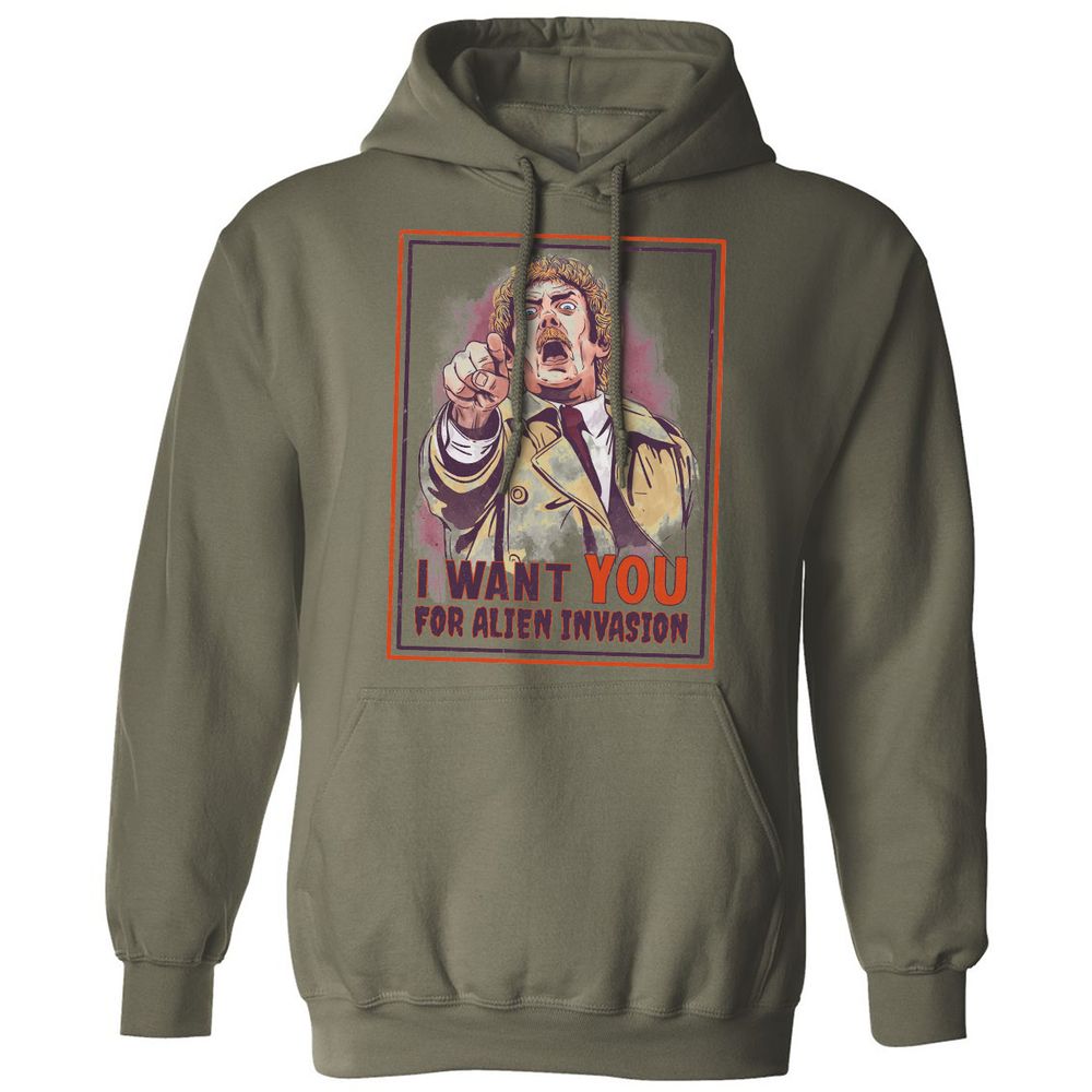 Classic Unisex Hoodie - 8YDDGV5H - Military Green - 4