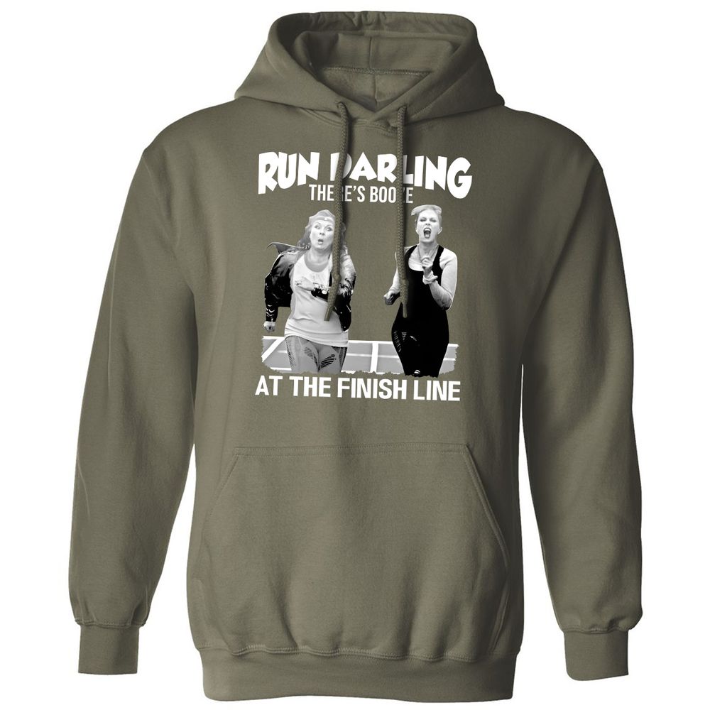 Run Darling Classic Unisex Hoodie - Military Green - 4