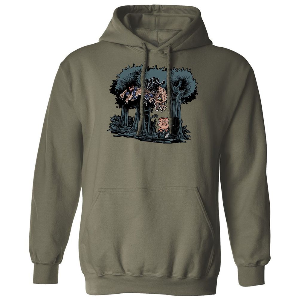 Classic Unisex Hoodie - PG5TF2XA - Military Green - 4