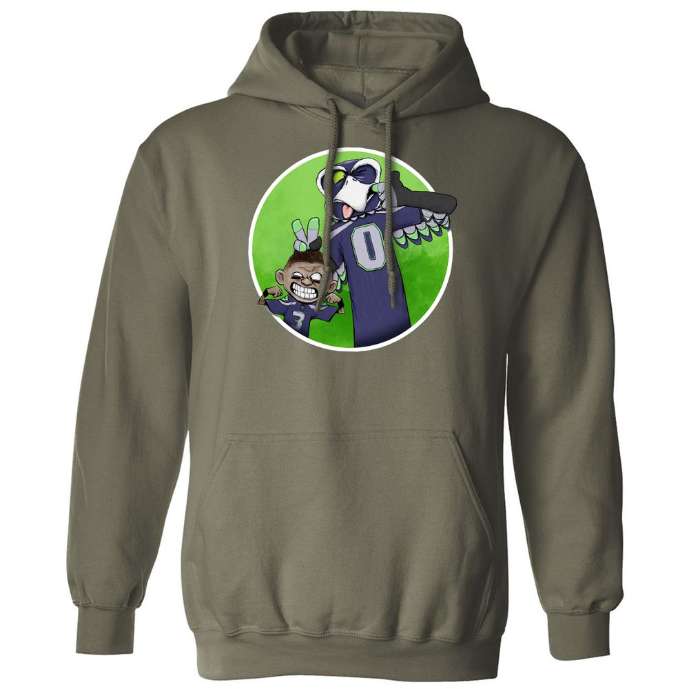 Classic Unisex Hoodie - 6G1SJBZ7 - Military Green - 4