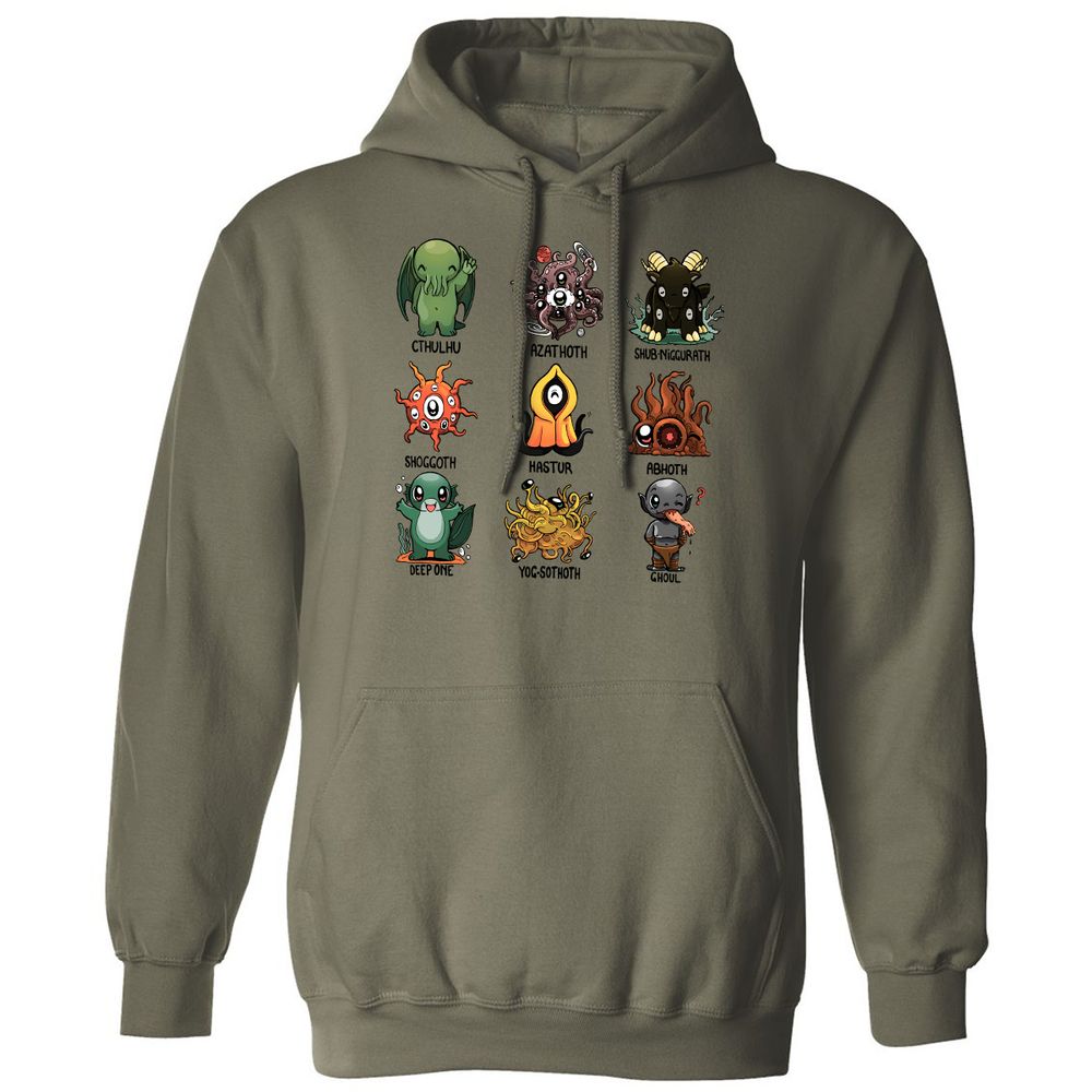 Classic Unisex Hoodie - E1GMDSEV - Military Green - 4
