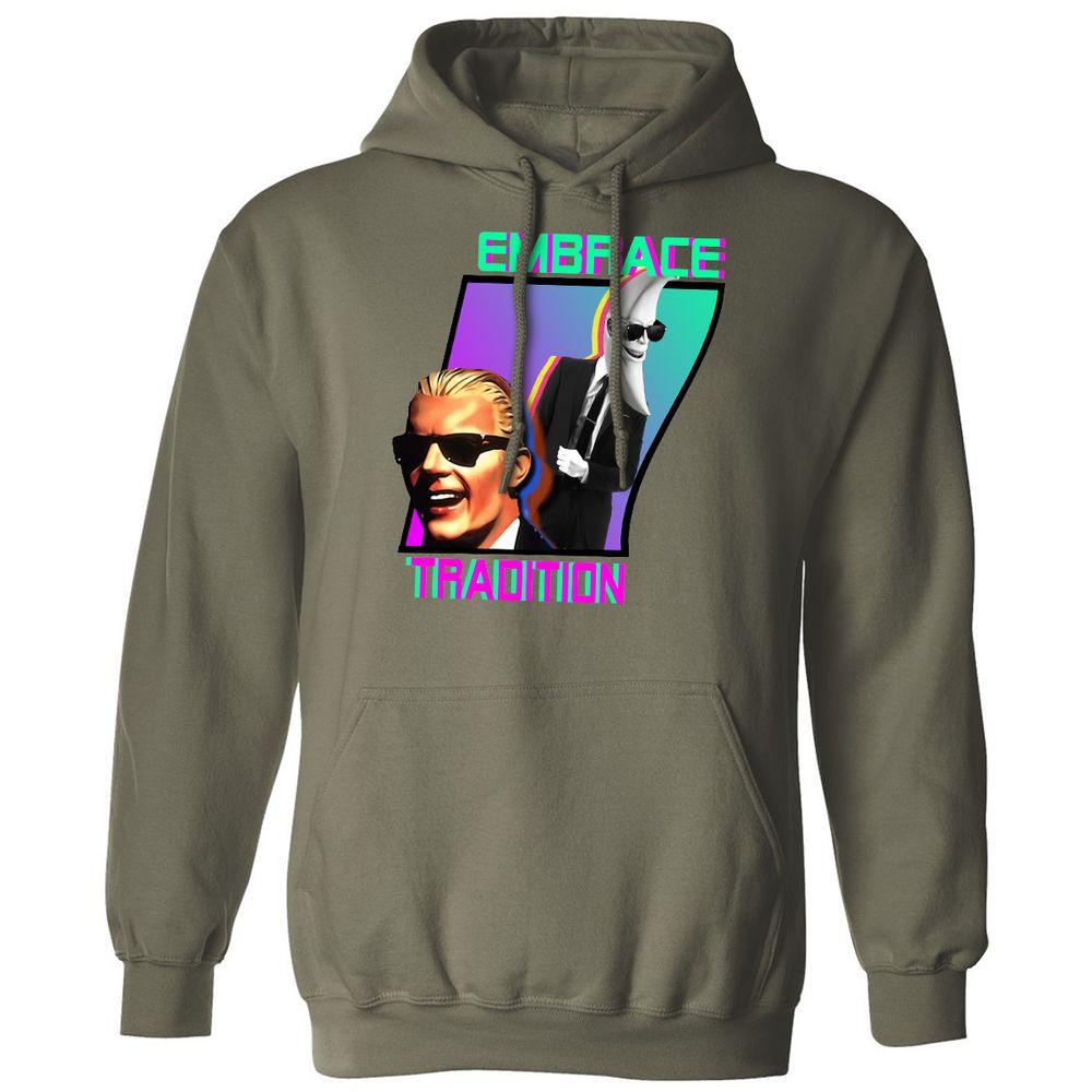 Classic Unisex Hoodie - UM231A69 - Military Green - 4
