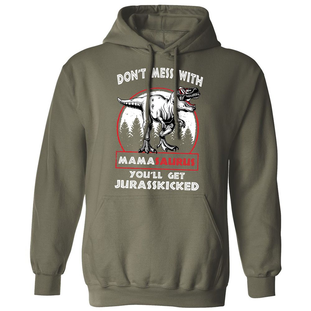 Classic Unisex Hoodie - V9VGR6WU - Military Green - 4