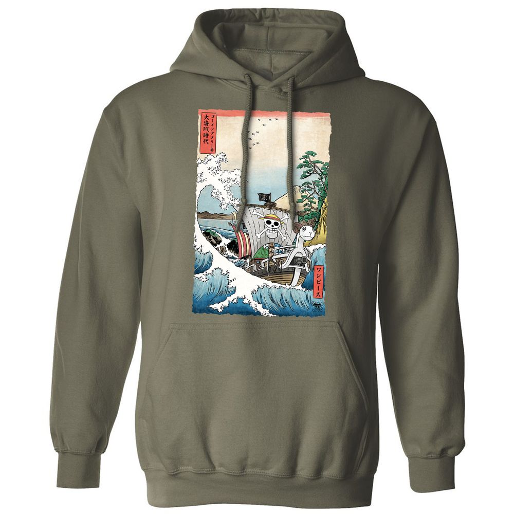 Classic Unisex Hoodie - T1BJD3F9 - Military Green - 4