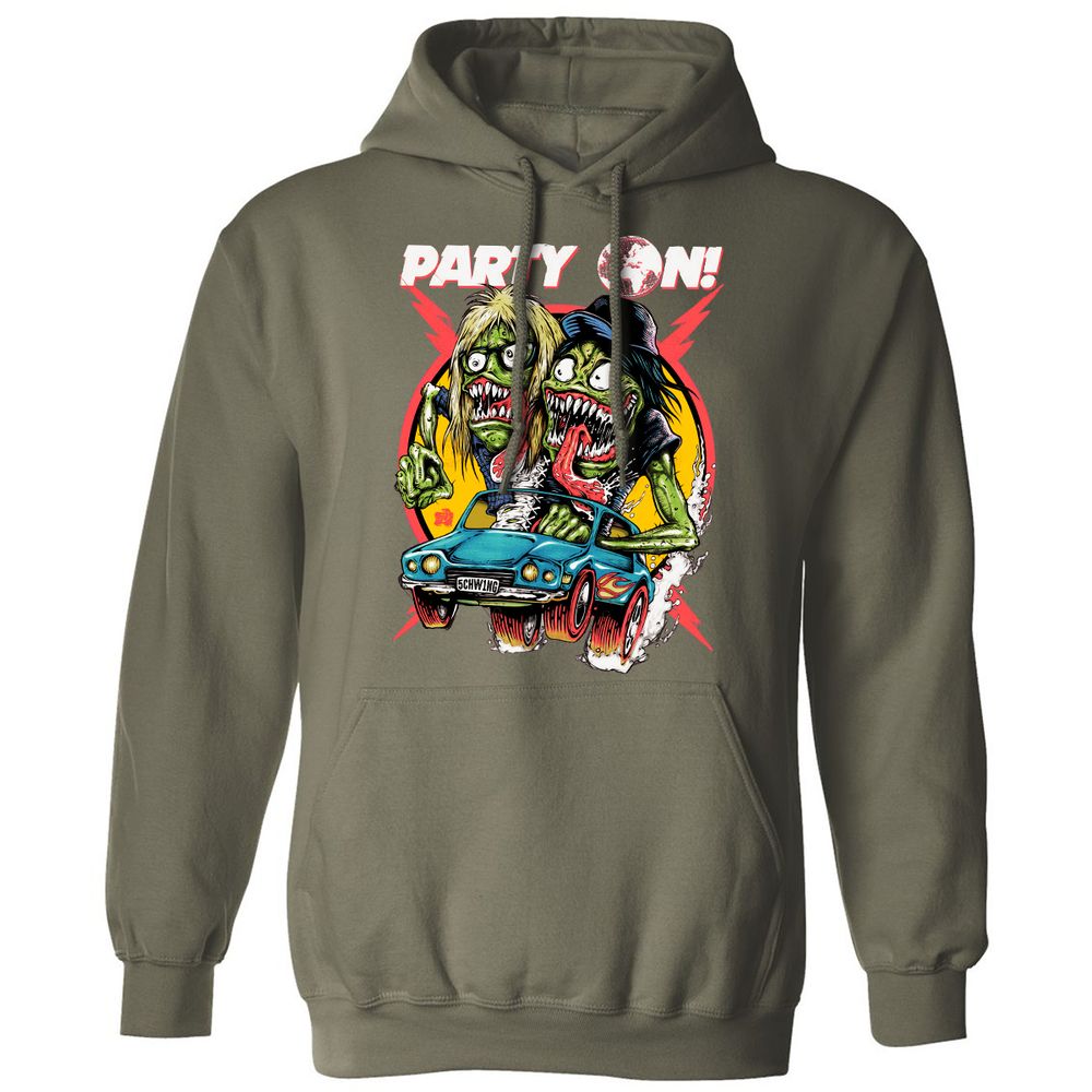 Classic Unisex Hoodie - 634HRFY9 - Military Green - 4